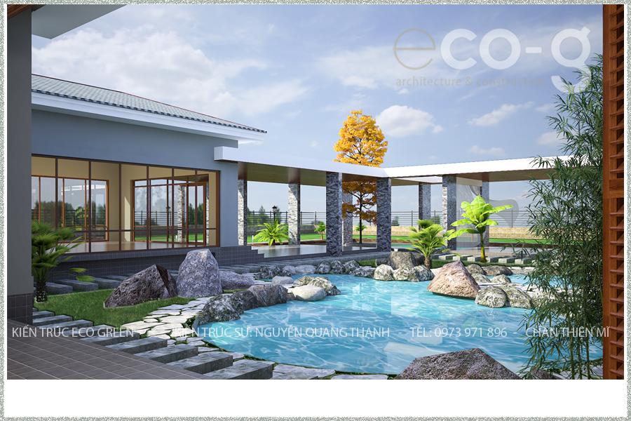 Biệt thự vườn 1 tầng